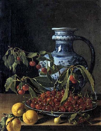 MELeNDEZ, Luis Still-Life with Fruit and a Jar